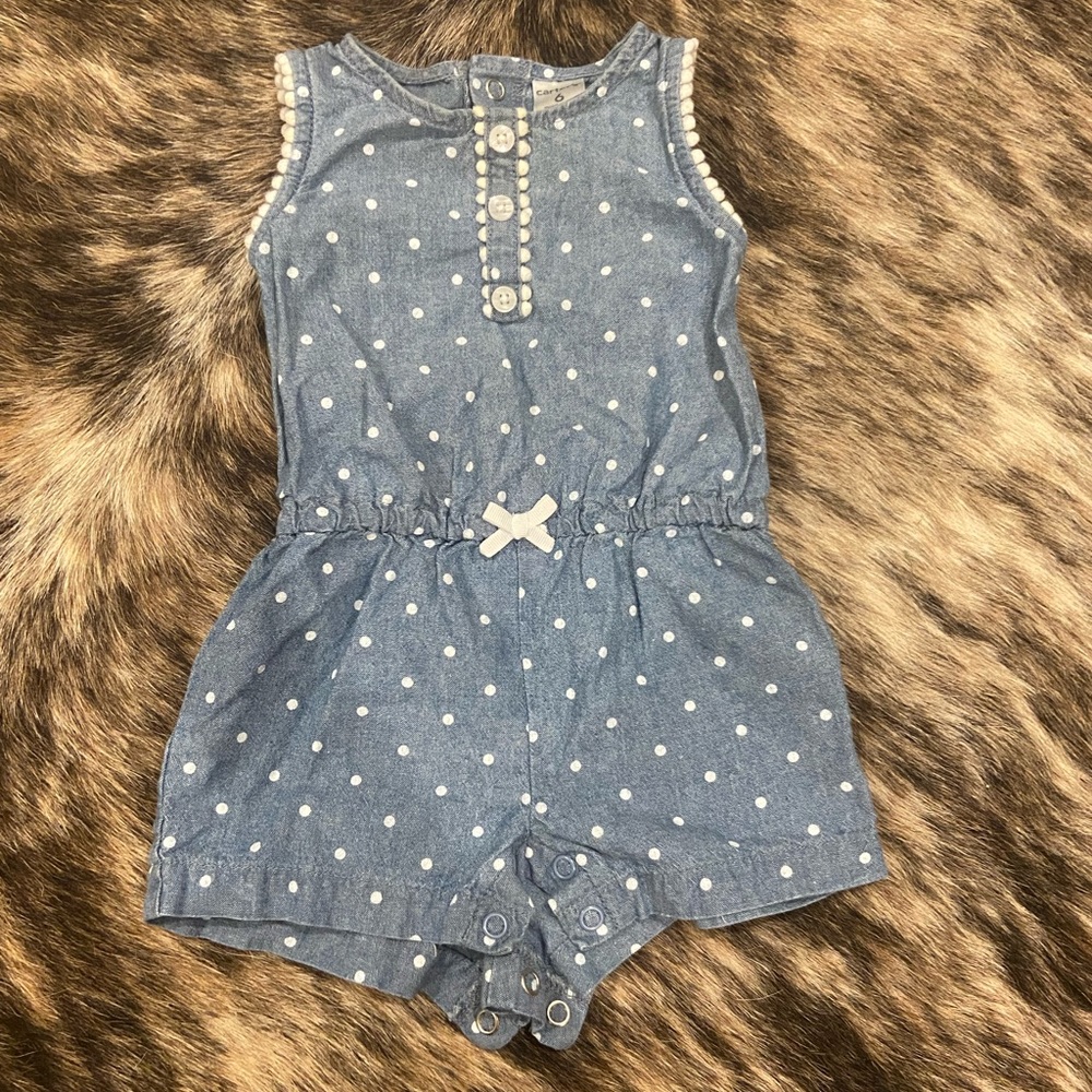 Carters chambray romper